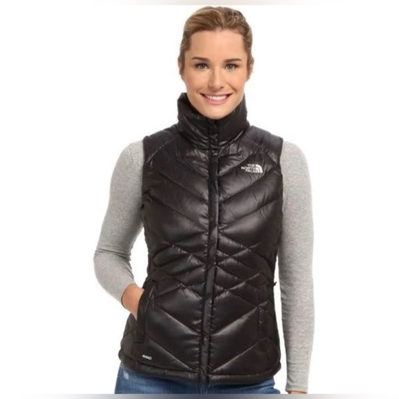 The North Face Aconcagua 550 Fill Goose Down Women's Black Puffer Vest Size:M - Picture 5 of 9